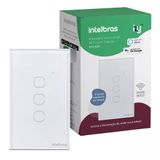 Interruptor Smart Inteligente Touch Wi-fi 3 Teclas Ews 1003 Intelbras