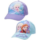 Disney Girls&#39; Frozen Baseball Caps - 2 Pack Elsa E Anna Glitter Hat (idades 4-7), Tamanho 4-7 Anos, Frozen Dream 2 Pack