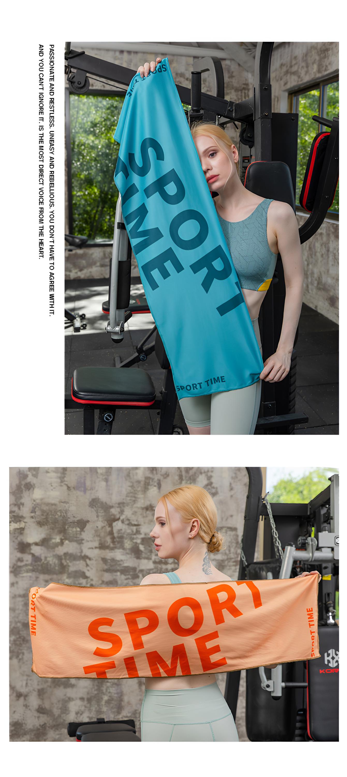 2pc Rápido Seco Toalha Esporte Fresco Esportes Toalha Correndo Fitness S