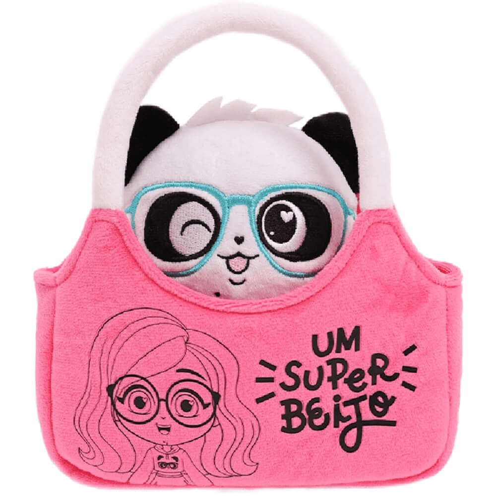 Luluca Pelucia Panda Na Bolsinha Fun