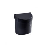 Lixeira Para Pia Glass 20,3 X 14,6 X 21,3 Cm 2,7 L Preto Coza