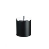 Lixeira Pp Tampa Inox  18,5 X 23 Cm Preto Brinox