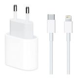 Carregador Completo Turbo 10W + Cabo Lightning iPhone/iPad 5, 6, 7, 8 e X