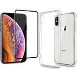 Película De Vidro 3d  + Capa Antiimpacto Íphone Xs Max