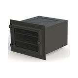 Forno de Ferro com Vidro-modelo Libaneza P 48,5x33,5x28,5cm