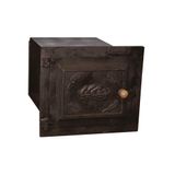 Forno Ferro Fogão a Lenha Pequeno Porta de Ferro 50x35x30cm