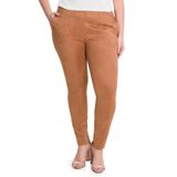 Legging Suede Super Soft Secret Glam Marrom Plus G3