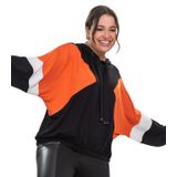 Blusao Molecotton De Viscose Secret Glam Laranja Plus G3