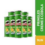 Combo Batata Pringles Creme E Cebola 9 Unidades