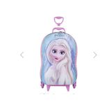 Mochila Infantil Com Rodinha Frozen Elsa - Maxtoy