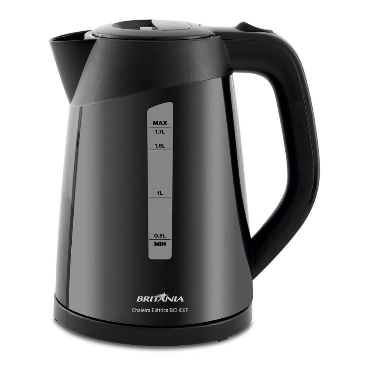 Chaleira Elétrica Britânia Bch06p 1,7l Preto 110v