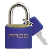 Cadeado Azul 30mm Pado E-30 Az 51016380