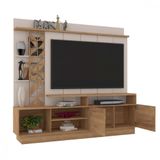 Estante Home Viena Tv 65 Polegadas Cedro Off White Frade Grappa