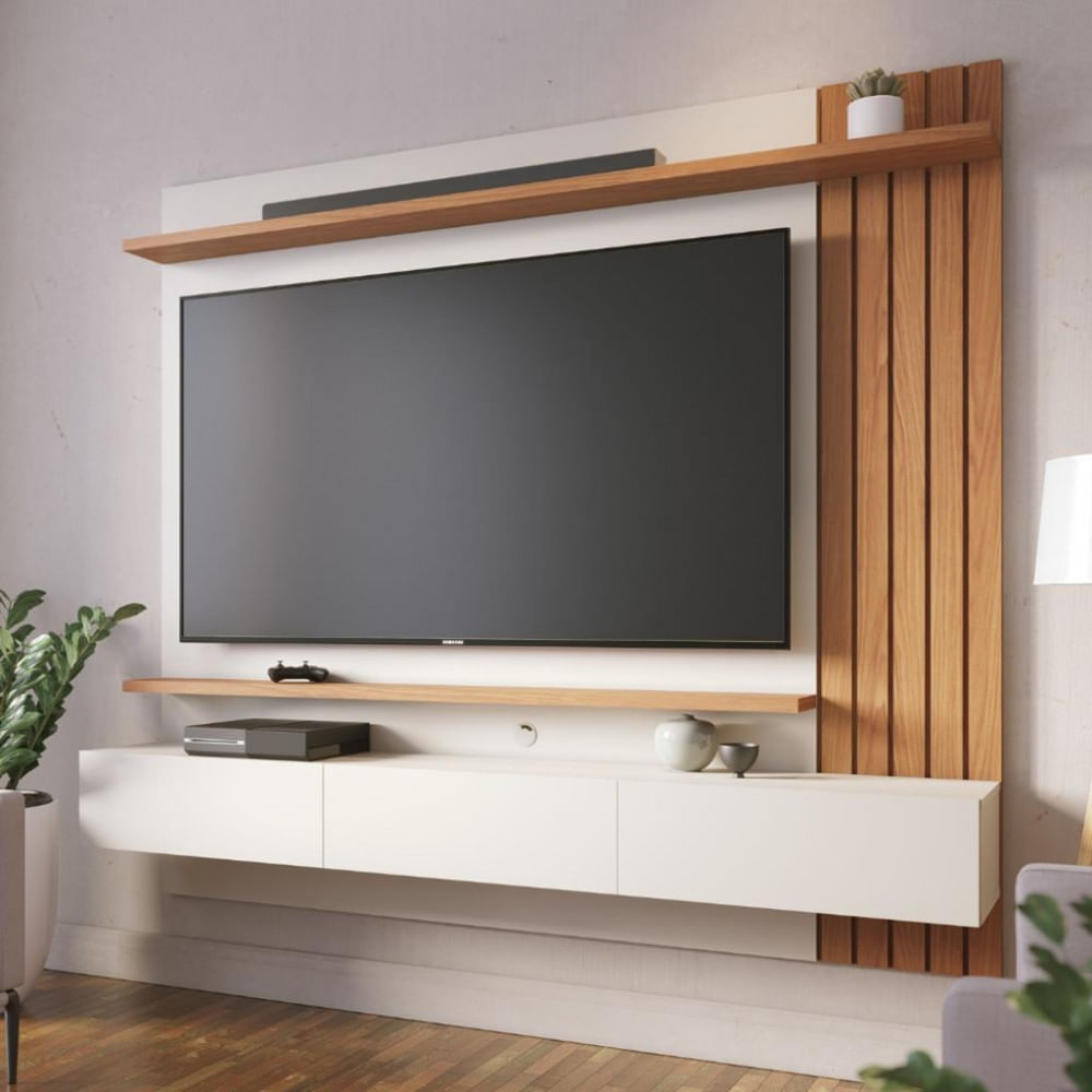 Estante Home Para Tv Até 70 Polegadas 3 Portas Juriti 1.8 Colibri