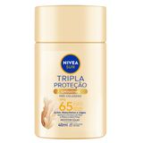 Protetor Solar Facial Nivea Sun Tripla Proteção Antissinais Pró Colágeno Fps65 40ml