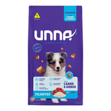 Ração Cães Unna Filhotes Carne E Arroz 15kg