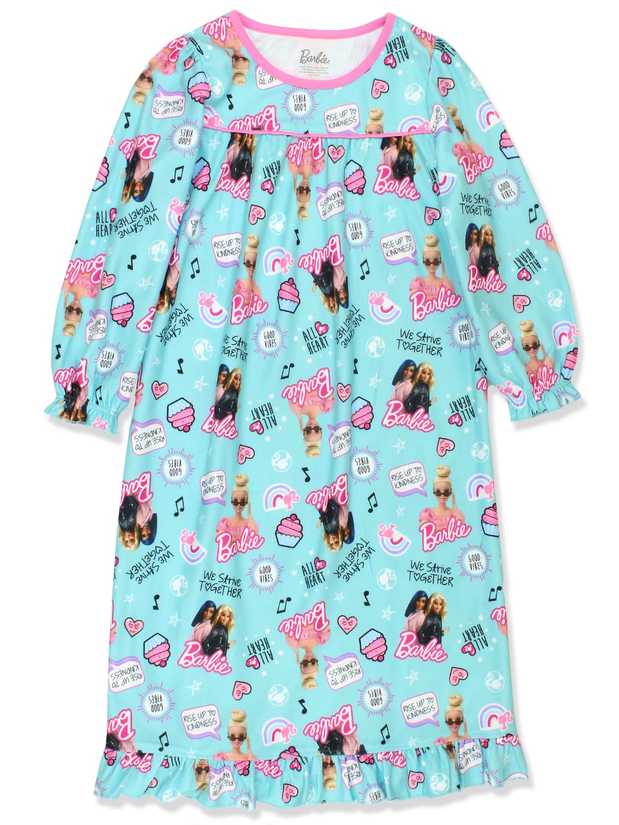 Pijama Barbie Flanela Menina Vovó (8 Tur)