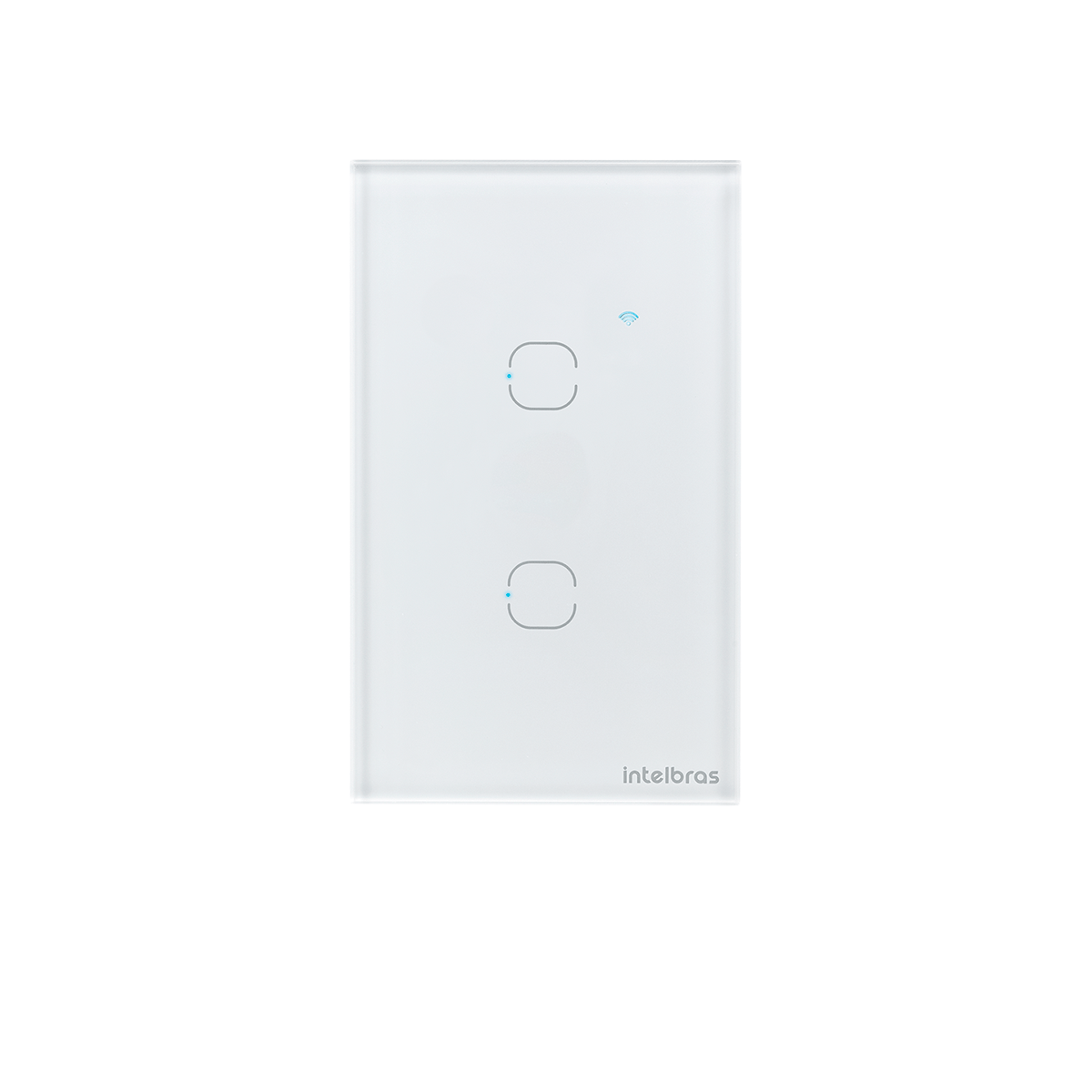 Interruptor Inteligente Touch Wi-fi 2 Teclas Branco - Intelbras Ews 1002 Br