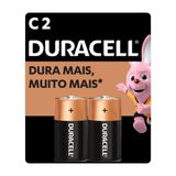 Pilha Duracell C Alcalina Com 2 Unidades