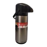 Garrafa Térmica De Pressão Média Verona 1l Inox - Unitermi