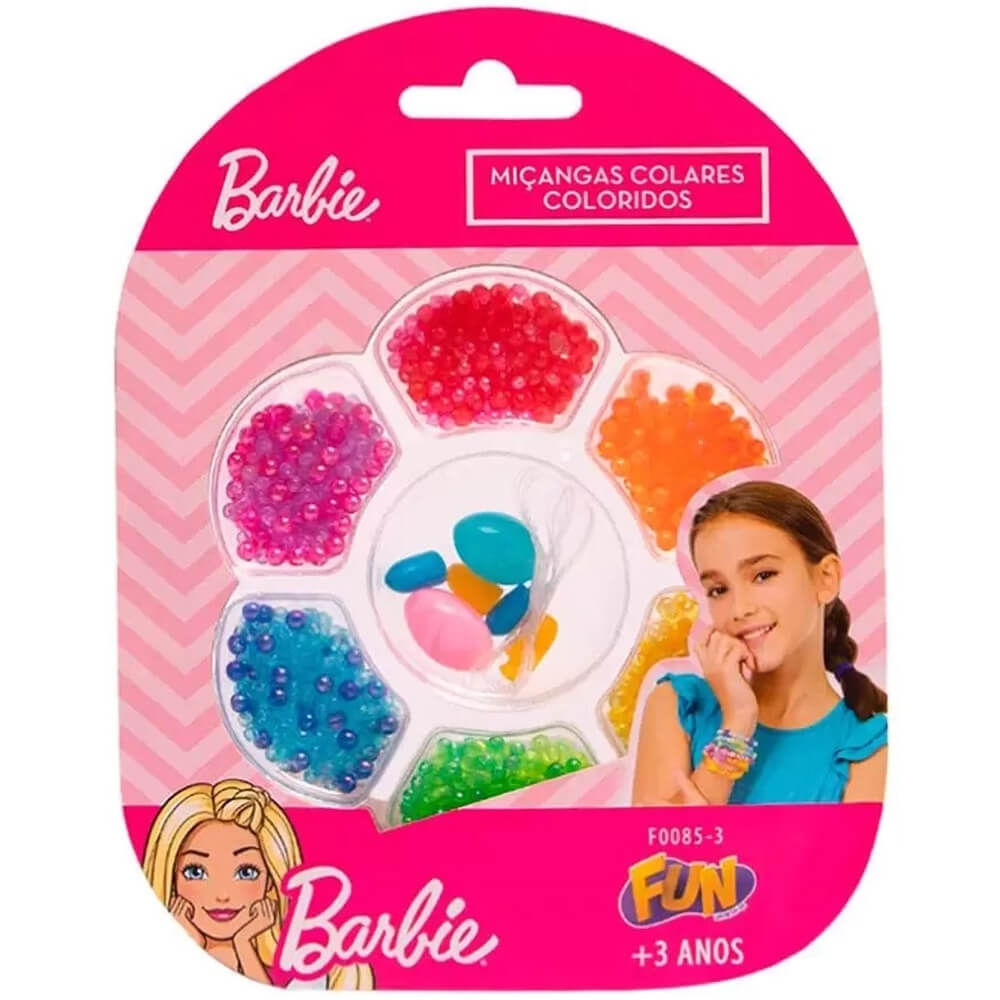 Barbie Micangas Colares Coloridos Fun