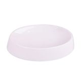 Saboneteira Poliéster Oval Branco Para Sabonete Barra