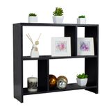 Rack Para Tv Nicho Aparador Madeira Preto Para Sala Quarto