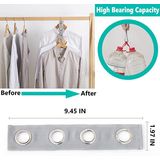 Kleverise 20 Pcs Espaço Saving Closet Hanger Connector Exte