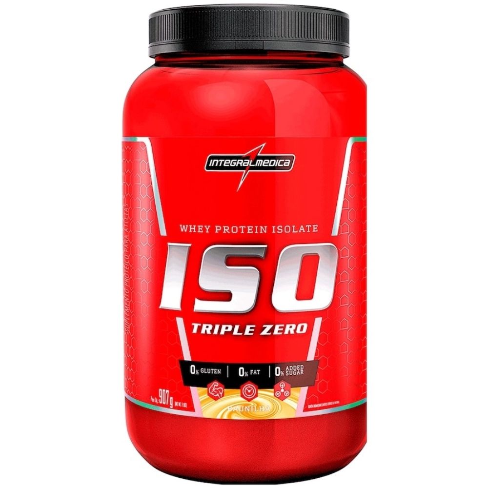 Whey Protein Iso Integralmedica Isolado Triple Zero Baunilha 907g