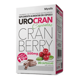 Suplemento Alimentar Urocran Cranberry 500mg 30 Capsulas