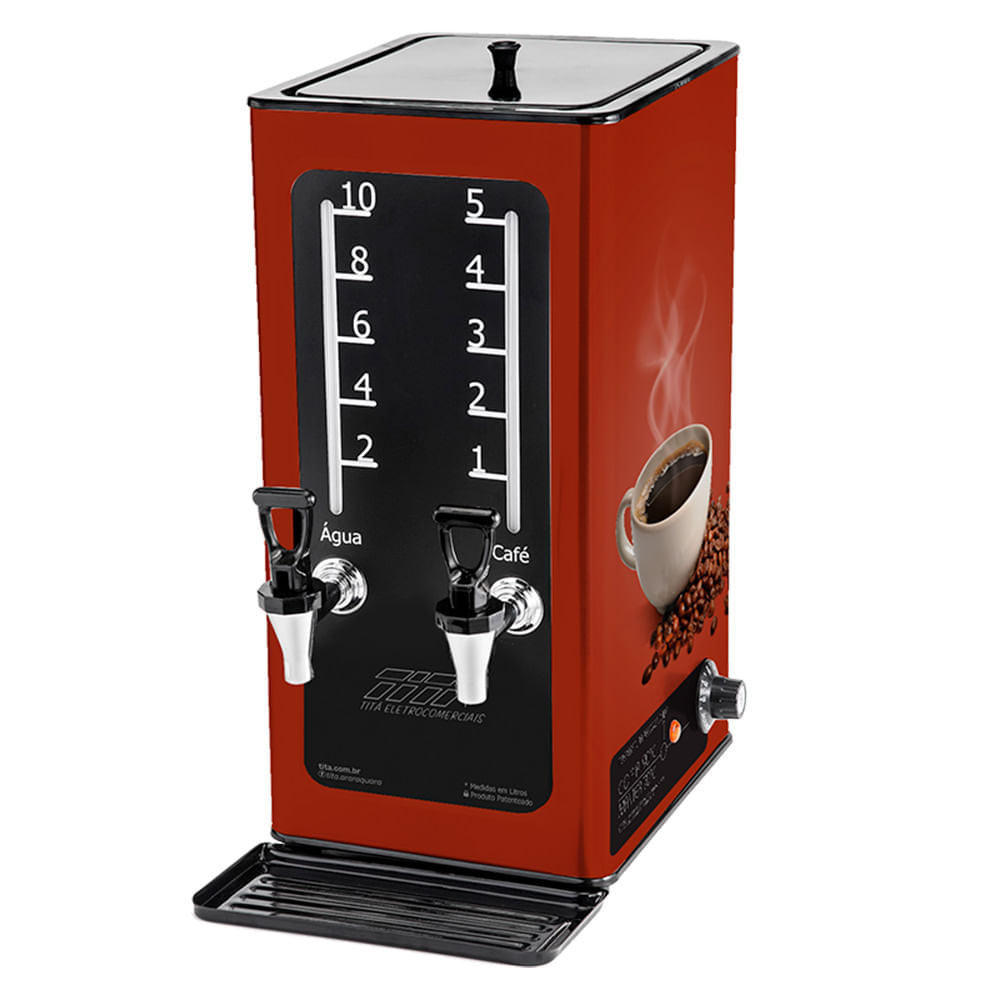 Cafeteira Elétrica Titã Coffe Line Vermelho 220v