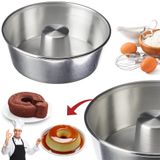 Forma Assadeira De Bolo E Pudim Com Furo No Meio N 20