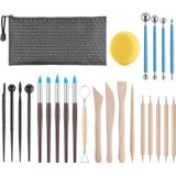 Kit De Ferramentas De Argila 25 Pcs Ferramentas De Argila De Polímero Cerâmica Clay Scu