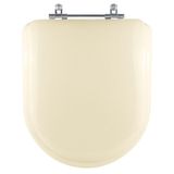 Assento Sanitário Almofadado Carrara Creme Bege Claro Para Vaso Deca