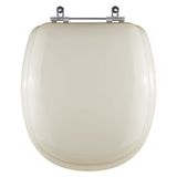 Assento Sanitário Almofadado Aspen Creme Para Vaso Deca