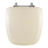 Assento Sanitário Almofadado Fit Bege Claro Para Vaso Celite