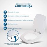 Tampa De Vaso Sanitario Thema Pessego Para Bacia Incepa