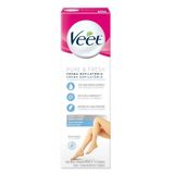 Creme Depilatorio Corporal Veet Pure Fresh Pele Delicada 100ml