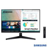 Smart Monitor Samsung 24&quot; Fhd Plataforma Tizen Tap View Hdmi