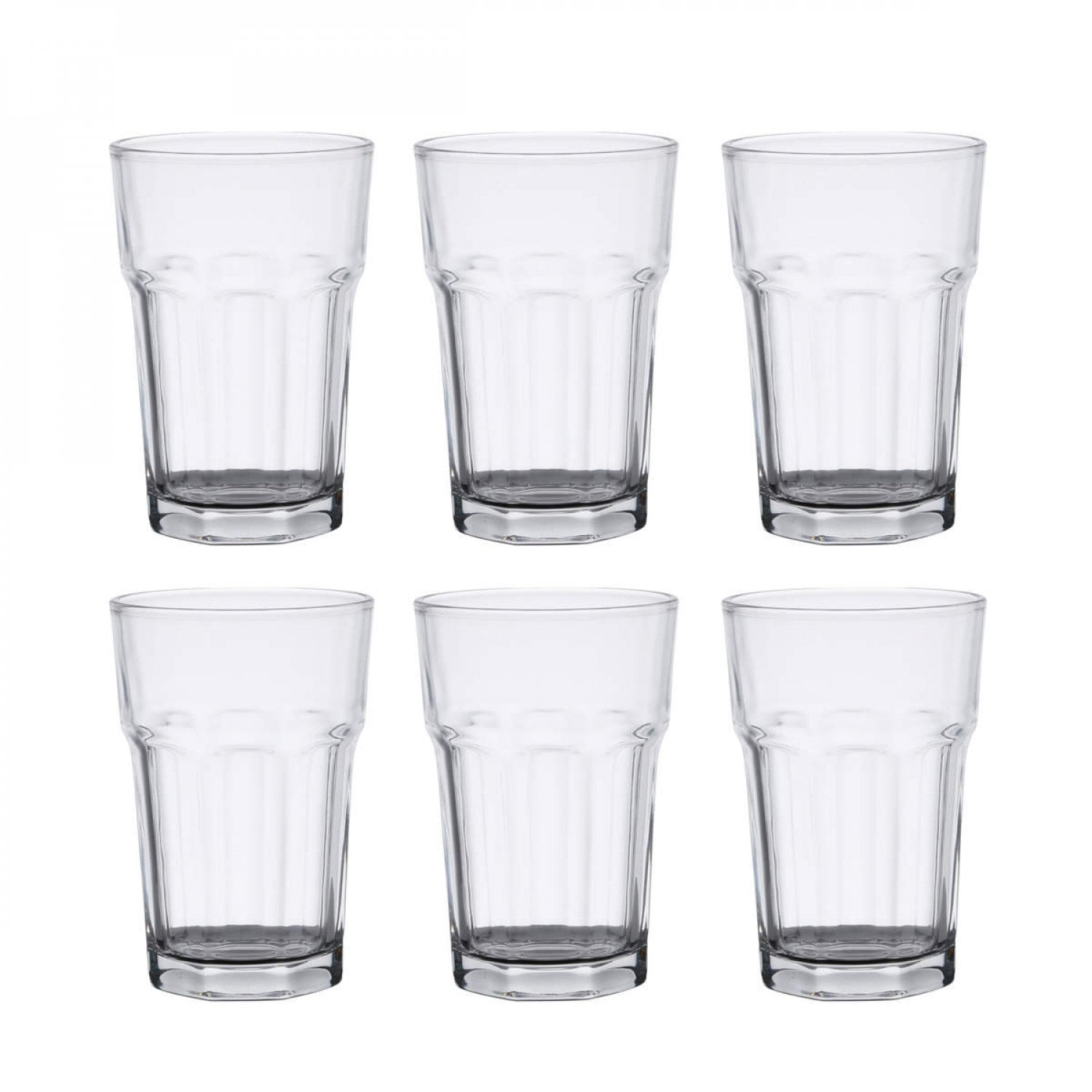 Jogo de Copos de Vidro 6 Peças para Drink 425ml Allure Bon Gourmet Rojemac Incolor