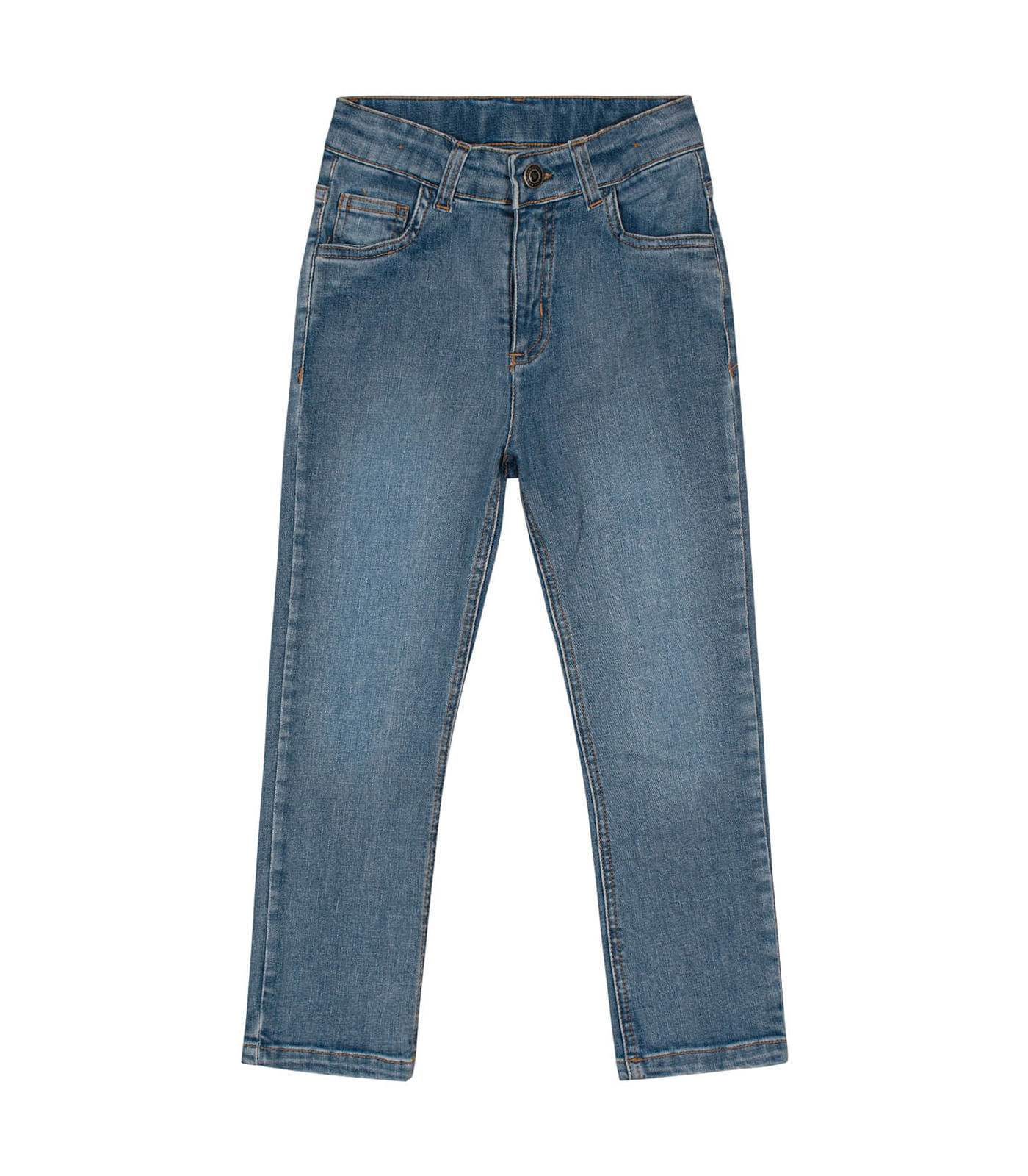 Calça Jeans Infantil Masculina Slim Trick Nick Azul 8