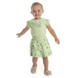 Conjunto Infantil Feminino Paris Trick Nick Verde 3