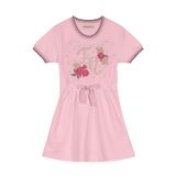 Vestido Infantil Feminino Pérolas Trick Nick Rosa 8
