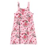 Vestido Juvenil Flores Trick Nick Rosa 6