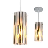 Lustre Pendente Taschibra Cristal Zibra Fosco E27 Bivolt