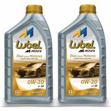 Óleo Para Motores 0w-20 Api Sp Sintético Lubel 1 Litro - 2 Unidades