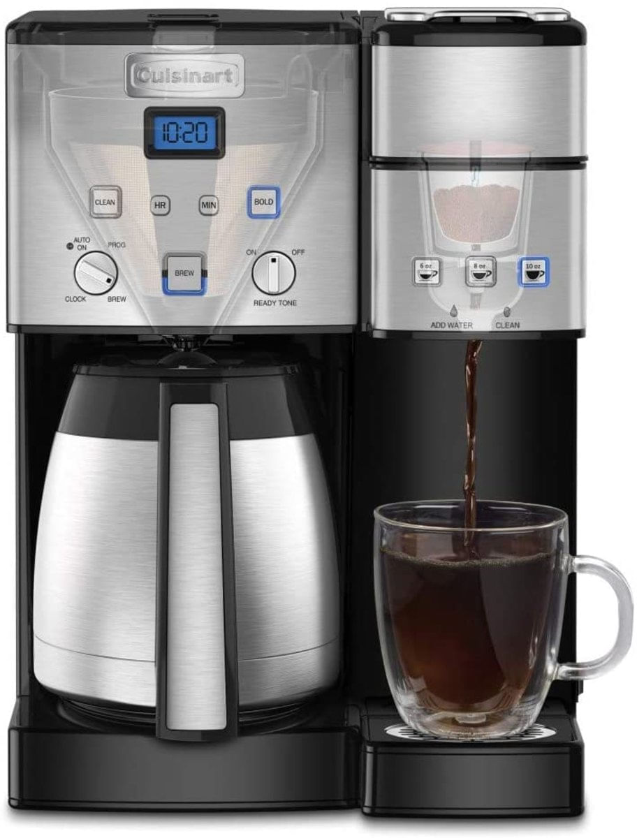 Cafeteira Elétrica Cuisinart SS-20, Preto e Prata 110V