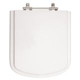 Assento Sanitário Poliéster Lirio Branco Para Vaso Fiori 1.6gpf 6lpf