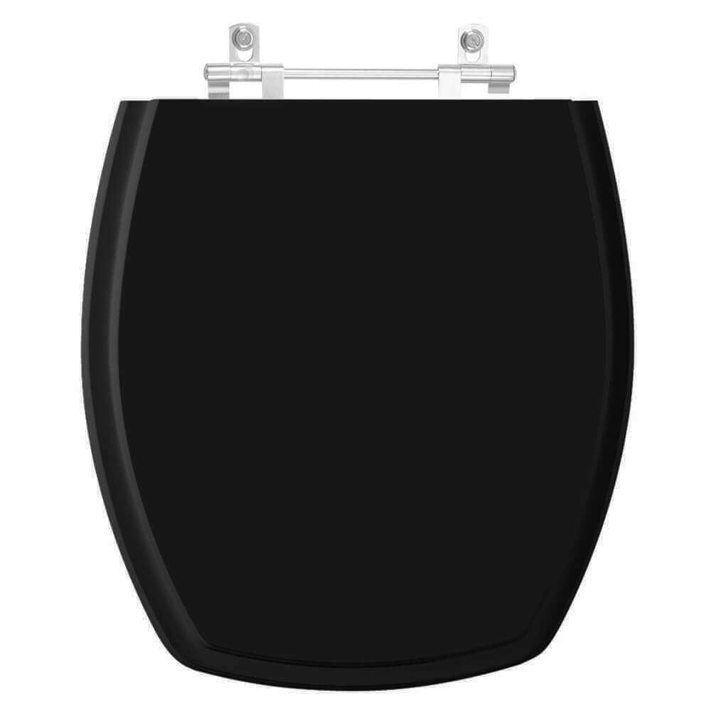 Assento Sanitário Tampa De Vaso Madeira Mdf Laqueado Thema Para Bacia Incepa 6lpf - Bege Claro