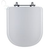 Tampa Vaso Sanitário Poliester Acrilico Vogue Plus Branco Para Bacia Deca